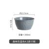 Vajilla de cerámica con patrón de piedra especial textura cóncava-convexa gris blanco avanzado superficie brillante Estilo simple Ins plato para el hogar tazón para restaurante