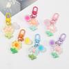 Chaveiro de Flor diy Corrente para Capa de Celular Corrente para Airpods Capa Protetora Pingente para Orelha Joia para Pendurar na Bolsa