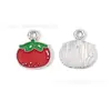 Jardín de Verduras Simulado Accesorios de Frutas Colgante de Aleación DIY Cadena de Teléfono Llavero Encanto Venta Caliente Transfronteriza