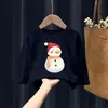 H2208# Camiseta de Manga Larga de Algodón para Niños y Niñas Nueva Chaqueta Blanca de Primavera y Otoño Camisa Base Ropa Infantil Moda