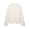 Atacado de fabricante transfronteiriço de roupas femininas 2026 novos blazers de linho da moda e confortáveis estilo europeu e americano