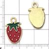 Mezcla de 30 Estilos de Aleación con Goteo de Aceite Dibujos Animados Fruta Piña Fresa Colgante Colgante Pulsera DIY Collar Accesorios de Joyería
