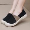 Verão Novo Estilo Sapatos de Pano Velho Pequim Sapatos de Malha Femininos Malha Vazada Respirável Leve Sapatos de Mãe Sola Macia Antiderrapante Sapatos Casuais