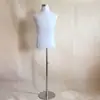 Mannequins de Meio Corpo para Exibição de Roupas Femininas e Masculinas, Mannequins Masculinos e Femininos, Mannequins Pretos e Brancos, Suportes de Mannequin para Suéteres de Lã e Suéteres de Caxemira