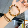 Pulsera de Bucle Único Pulido Alto Natural Cook Boutique para Mujer, Regalo de Cumpleaños, Regalo para Mejor Amiga, Nuevo Estilo Chino