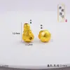Accesorios Vietnamitas Chapados en Oro Cuentas Espaciadoras Redondas de Flor de Rosa para Mujeres, Cuentas con Gancho Electrochapadas, Oro Tradicional, Nuevo Estilo Chino