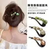 Pinza Retorcida con Perlas de Pedrería de Gama Alta 2025 Nuevo Estilo Pinza para el Cabello para la Parte Trasera de la Cabeza con Gran Volumen de Cabello Pinza para el Cabello Tocado