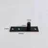 Mola de piso de porta de vidro, extensão do eixo superior, peça de hardware, acessórios de fixação de eixo fixo simples de aço inoxidável