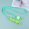 Funda para Teléfono Móvil Color de Contraste Estilo Coreano Nuevo Comercio Exterior Cuerda para Colgar Clip Trasero Correa Cruzada Ajustable Moda Cadena Colgante Tejida