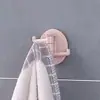 Gancho Fuerte para Toallas de Tres Ganchos, Gancho Giratorio sin Rastro, Adhesivo sin Taladro para Azulejo de Baño, Gancho de 3 Garras de 3 Ramas