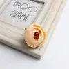 Estilo Europeu de Luxo Vintage Renda Botão de Camélia Flor Rosa Artificial DIY Headwear Artesanal Guirlanda Atacado Headwear de Casamento