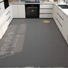 Alfombrilla de Piso para Cocina de Barro Diatomeas Exportación Transfronteriza Absorción de Agua Absorción de Aceite Antideslizante Almohadilla para Pies Secado Rápido Resistente al Desgaste Fácil de Limpiar Alfombrilla para Piso del Hogar