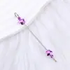Colgante Creativo de Flor con Perlas, Nuevos Accesorios para Llavero de Plástico y Metal, Colgante Multicolor Hecho a Mano de Metal Simulado