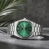 A través de los Mares Reloj de Cuarzo Ultraplano para Hombre Correa de Acero Sólido de Tres Eslabones Reloj de Pulsera para Hombre - 2396 Venta al por Mayor Dropshipping