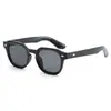 Gafas de Sol con Montura Negra Pura, Gafas de Sol de Moda Retro Versátiles, Protección UV, Protección Solar para Salir, Estilo Unisex