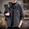 Chaqueta Casual Pesada Nueva Primavera 2026 para Hombre, Estilo Retro Americano, Fresca y de Alta Gama, Tendencia Chaqueta de Trabajo Detroit