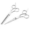 Fábrica de tesouras de barbeiro atacado aço inoxidável Profissional franja finas tesouras de cabeleireiro tesouras de dente reto kit de corte de cabelo doméstico