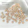Nuevos y Modernos Rhinestones de Mono Estrella de Colores Brillantes Estrella de Cinco Puntas de Fondo Plano Decoraciones de Arte de Uñas de Vidrio K9 Venta al Por Mayor