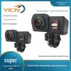 Carregador de carro para motocicleta 36W carregamento rápido QC3.0 duplo USB novos fabricantes voltímetro de temperatura indicador de temperatura
