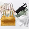 Kaka Espalda Hermosa Ropa Interior Femenina Sin Costuras Push-Up Pecho Envuelto Espalda Hermosa Tirante Superior Interior Tubo Deportivo para Niña Chaleco