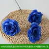Flores Artificiales Flor Azul Materiales Boda Salón de Bodas Decoración del Hogar Rosas Artificiales Flores Falsas Flores de Plástico Venta al por Mayor