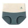 Ropa interior de algodón de contraste de cintura alta para mujer, cobertura completa de cadera, cómoda, transpirable, 100% algodón puro, entrepierna antibacteriana, levanta vientre y glúteos, shorts triangulares