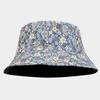 Sombrero de Pescador Floral Pequeño de Estilo Europeo y Americano de Doble Cara Cuatro Estaciones Pastoral Ocio Sombrero de Cubo Sombrero para el Sol con Protección Solar para Exteriores