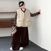 2026 Ropa Suave para Niñas Conjunto de Otoño/Invierno para Niña Moda Elegante Tendencia Estilo Coreano Conjunto Cardigan Suéter