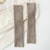 Calcetines Caídos Estilo Coreano para Estudiantes 2026 Nuevos Calcetines de Lana Cálida de Media Pantorrilla Otoño e Invierno Cubrecalcetines de Punto Modernos