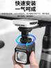 Luz para Ciclismo Noturno, Farol para Bicicleta de Estrada e Montanha, Iluminação Noturna, Velocímetro, Luz de Ciclismo Integrada de Longa Duração