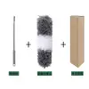 Set de Plumero para Quitar el Polvo Transfronterizo Plumero de Plumas de Pollo de 2.5 Metros Plumero Extensible de Fibra Plumero de Chenilla