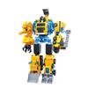 Xinle Nuevo Mediano Ingeniería Pionero Fusión Robot Niño Transformación Ensamblaje Excavadora Coche de Juguete para Niños 2201