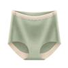 Nueva Ropa Interior de Algodón Transpirable Antibacteriana en la Entrepierna para Mujer, de Cintura Alta, Sin Costuras, Triángulo, Jelly Hip Tinker