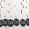 Fornecimento transfronteiriço de enfeites pendurados em espiral de PVC de 18 anos, 30 anos, decoração de festa de 60 anos, suprimentos de layout de fundo