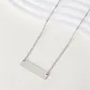 Material de Impresión Láser en Color en Blanco Transfronterizo Europeo y Americano Regalo Navideño Marca Militar Grabado Acero Inoxidable Cuadrado Forma de O Collar