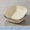 Estilo Crema de Lujo Ligero Plato para Escupir Huesos Plato de Comedor para el Hogar Plato para Salsa Aperitivo Plato para Aperitivos Sala de Estar Aperitivo Plato para Frutos Secos Mesa de Comedor