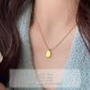 Colar Popular de Aço Titânio Transfronteiriço 2026 Nova Moda Luxo Leve Pingente de Design Personalizado Acessório Versátil de Alta Qualidade