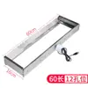 Parrilla de Barbacoa Automática de Acero Inoxidable con Barra Giratoria Comercial para Hogar Estante para Brochetas de Cordero Enchufe Banco de Energía Parrilla Eléctrica Giratoria