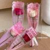 Papel de Envoltura Romántico para el Día de San Valentín Celebrado en Internet de Nuevo Estilo 520 Papel para Envolver Flores Papel de Envoltura Transparente Bolsa para Flores Papel para Envolver Flores Lote