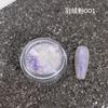 Polvo Ópalo para Arte de Uñas Celebrante de Internet Polvo Japonés Aurora Nube Brocado Polvo Mágico de Color Polvo Glitter Polarizado Decoración de Uñas con Lentejuela Grande Ultrafina