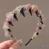 Faixa de cabelo antiderrapante com dentes estilo francês para mulheres, adequada para maquiagem e lavar o rosto, uso diário, presilha alta para cabelo, acessório de cabelo