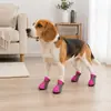 Nuevos Zapatos para Mascotas Cuidadosamente Seleccionados, Zapatos Antideslizantes para Perros con Velcro para Prevenir Lamido y Proteger las Patas, Zapatos de Malla para Perros para Exteriores