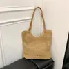 2026 Bolso de Mano Tejido Nuevo para Mujer, Bolso de Hombro de Paja Hueca de Gran Capacidad, Bolso de Mano Versátil Casual de Verano