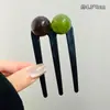 Herramienta Perezosa para Peinar el Cabello Hacedor de Moños Peine de Cuatro Dientes Pasador de Pelo Pinza para el Pelo de Inserción Inversa Pasador de Pelo en Forma de U Accesorio de Peinado para Mujeres