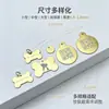 Placas de Identificación para Perros de Aleación de Aluminio Personalizadas con Grabado Láser e Impresión a Doble Cara, Placas de Identificación para Mascotas Hechas a Medida al por Mayor
