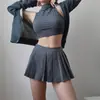 Desejo Puro Garota Quente Estilo Americano Gola Alta Sem Mangas Colete Feminino Verão Justo Curto Umbigo Exposto Justo Top Interno Feminino