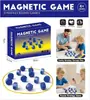 Xadrez de Efeito Magnético Transfronteiriço Jogos de Lazer para Crianças Jogos de Tabuleiro Interativos Pensamento Lógico Xadrez de Pares Magnéticos Brinquedos Educacionais