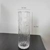 Vaso de Vidro com Pedra e Padrão de Árvore Minimalista, Ornamento de Decoração para Mesa de Casa, Adequado para Flores Frescas, Flores Secas e Arranjos Florais Hidropônicos