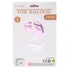 Globos de Número de 32 pulgadas Empaquetados Individualmente en OPP Decoración de Atmósfera Festiva para Fiesta de Primer Cumpleaños Letrero de Número Inflable