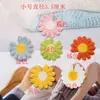 Diy acessórios para o cabelo material artesanal infantil headwear banda de cabelo acessórios coloridos bordado de flores solúveis em água laço atacado